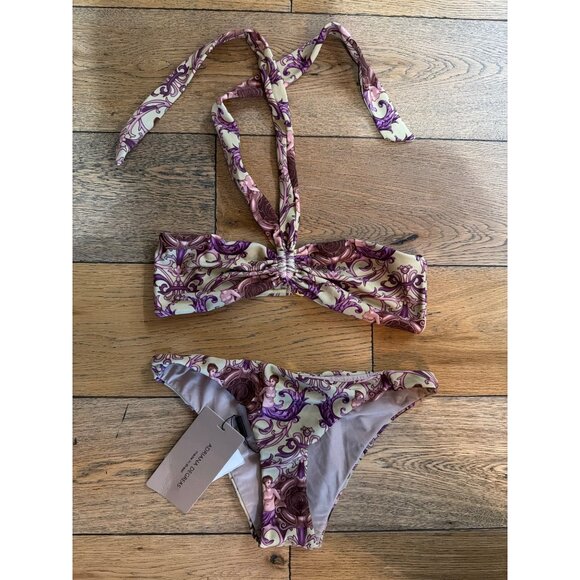 Adriana Degreas Vintage Triangle Bikini Set Citronelle Womens Size Small - Picture 3 of 7